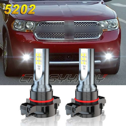 2pcs 5202 6000k white - 6000k, fog